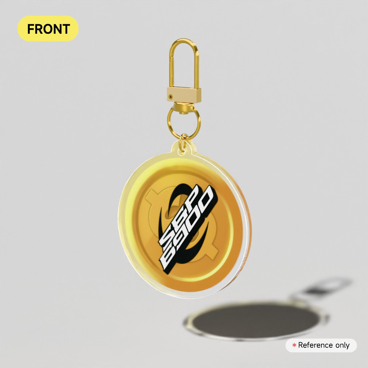 Tiny Coin Acrylic Keychain