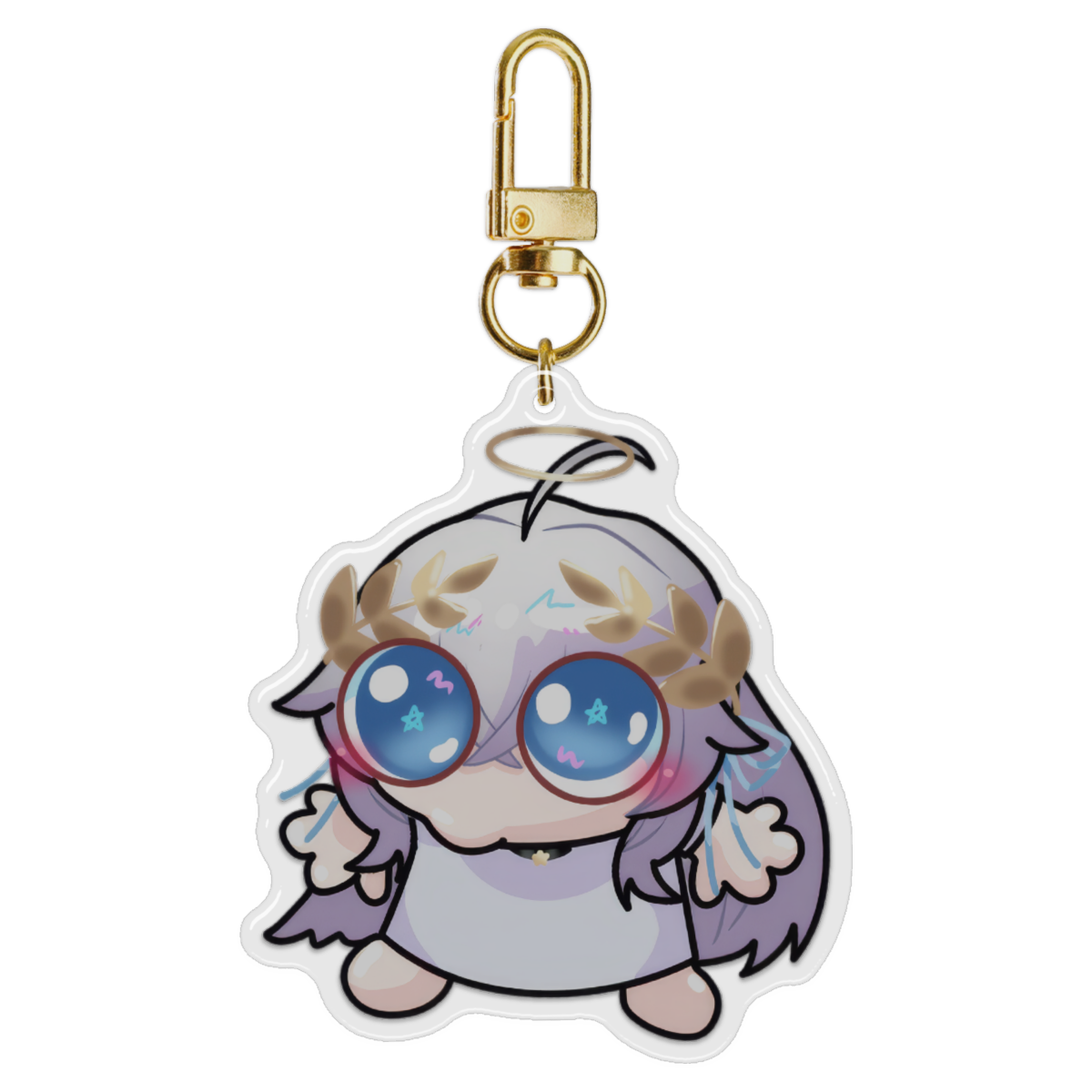 Little Lumina Epoxy Clear Acrylic Keychain