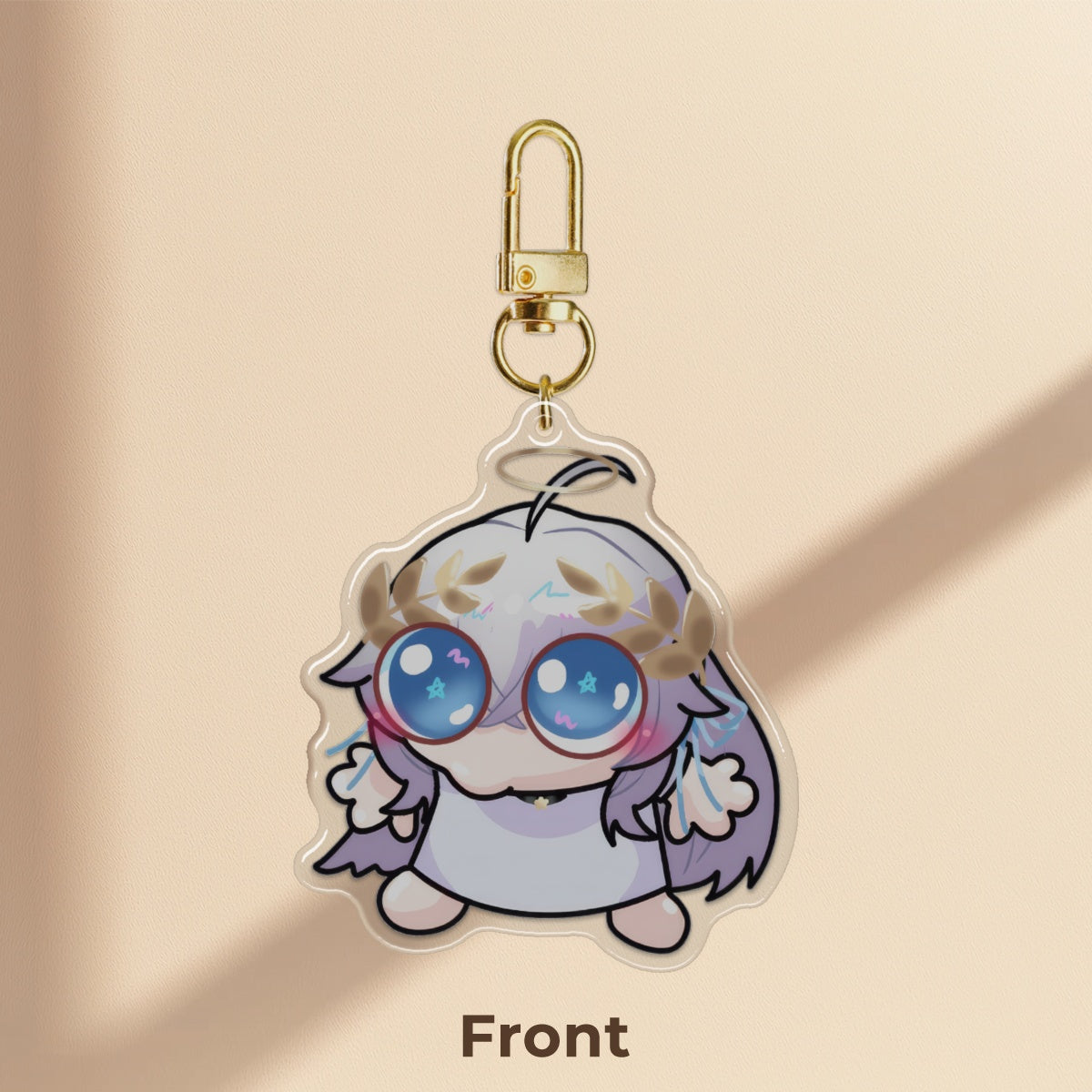 Little Lumina Epoxy Clear Acrylic Keychain